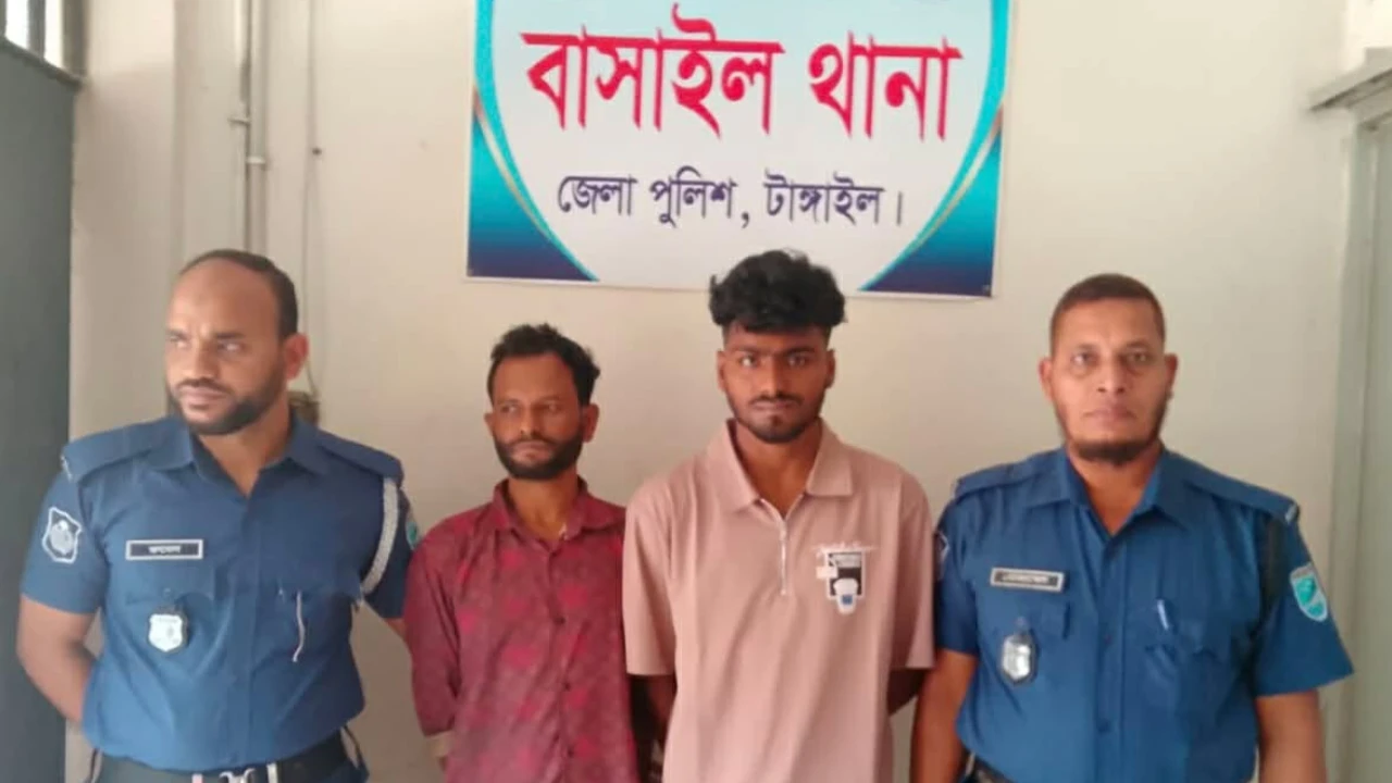 বাসাইলে মাদকসহ ২ কারবারি আটক, সাজাপ্রাপ্ত আসামি গ্রেপ্তার