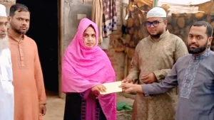 জয়পুরহাটের আক্কেলপুরে জুলাই আন্দোলনে শহীদ মিনহাজের মাকে জামায়াতের ঈদ উপহার প্রদান