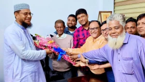 পীরগঞ্জের সেবক হয়ে থাকতে চাই: সাংবাদিকদের সাথে মতবিনিময়ে এমপি নূরুল আমিন