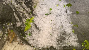 নান্দাইল চন্ডিপাশা ইউনিয়নের ঘাগড়া পূর্ব পাড়ায় শিলাবৃষ্টি, বজ্রপাত।