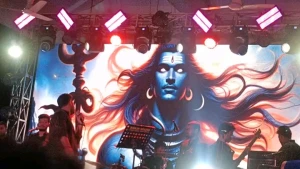 আলীকদমে মহা আয়োজনে বাসন্তী পূজা উদযাপন