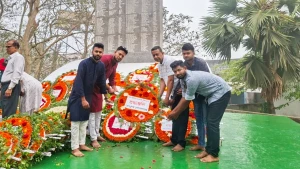 স্বাধীনতা দিবসে প্রেসক্লাব গোপালগঞ্জের শ্রদ্ধা নিবেদন