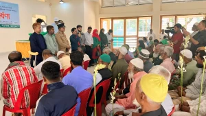 স্বাধীনতা দিবস উপলক্ষে জয়পুরহাটের পাঁচবিবিতে বীর মুক্তিযোদ্ধা ও শহীদ পরিবারের সংবর্ধনা