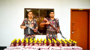 বেনাপোল সীমান্তে ১০ লক্ষ টাকার অবৈধ চোরাচালানী মালামাল আটক