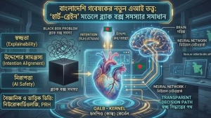 বাংলাদেশি গবেষকের নতুন এআই তত্ত্ব  ‘হার্ট–ব্রেইন’ মডেলে ব্ল্যাক বক্স সমস্যার সমাধানের দাবি
