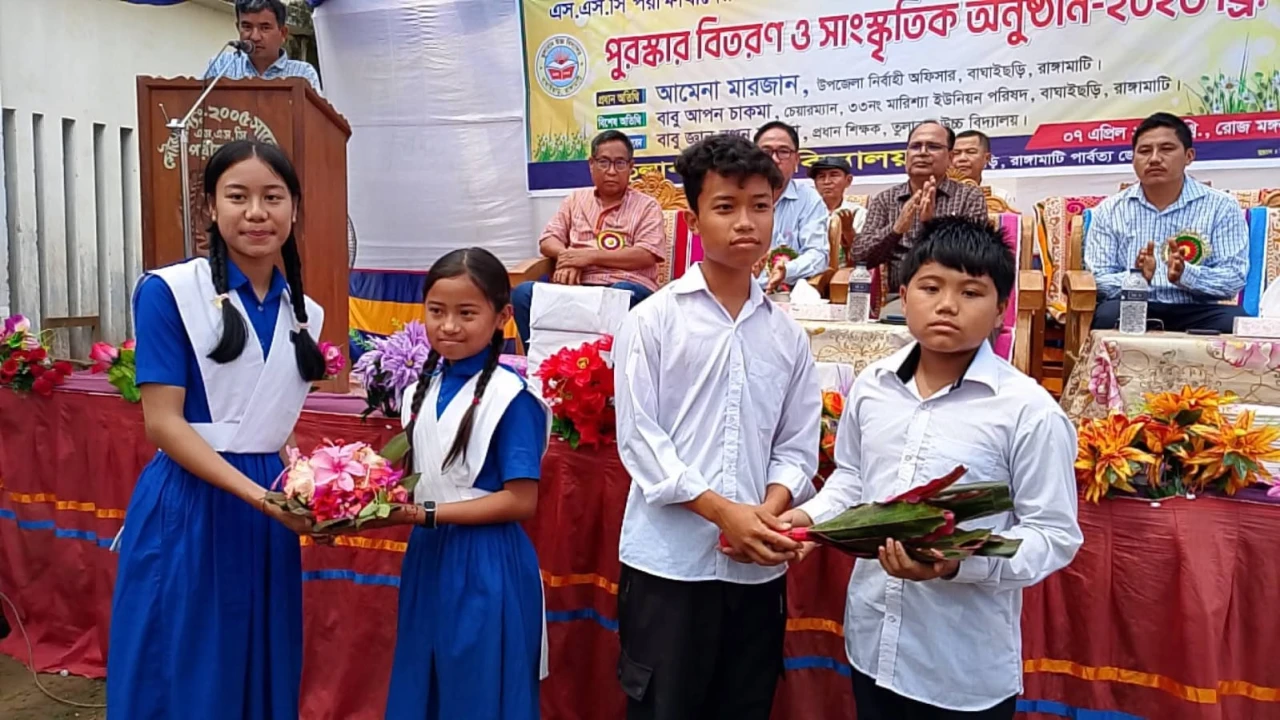 বাঘাইছড়ি তুলাবান উচ্চ বিদ্যালয়ে বিদায়, বরণ অনুষ্টান সম্পন্ন
