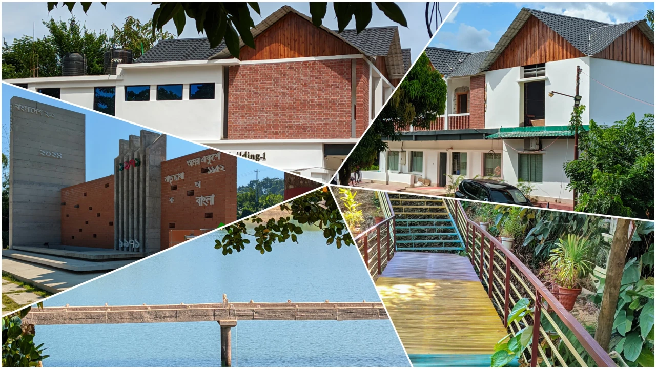 দেশের অন্যতম নান্দনিক ক্যাম্পাস হয়ে উঠছে রাঙ্গামাটি বিজ্ঞান ও প্রযুক্তি বিশ্ববিদ্যালয়