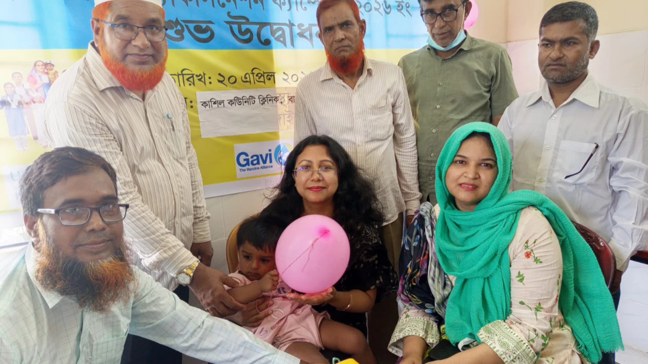 বাসাইলে হাম-রুবেলা টিকাদান ক্যাম্পেইনের উদ্বোধন