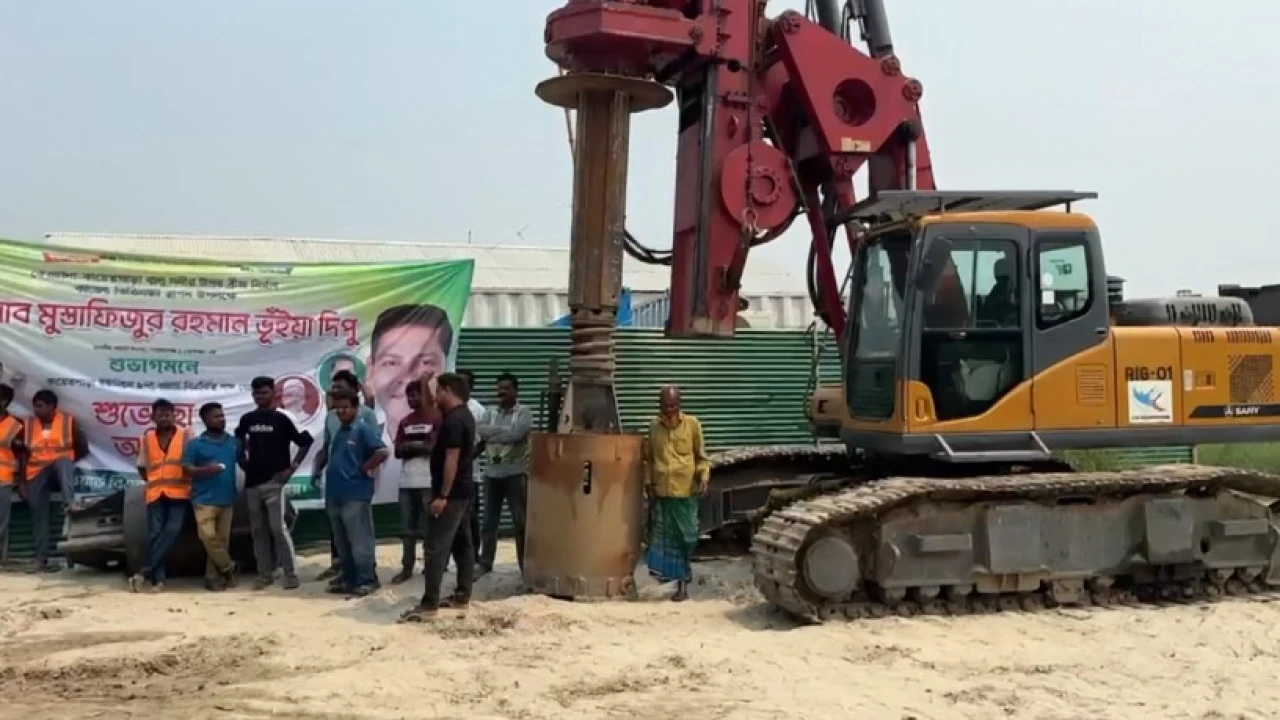 রূপগঞ্জে বালু নদের উপর কেওঢালা সেতুর নির্মাণ কাজের উদ্বোধন