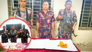 বেনাপোল সীমান্তে ১৮ লক্ষ টাকার বিস্ফোরক দ্রব্য ও অবৈধ মালামাল আটক