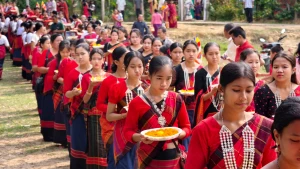 পহেলা বৈশাখ উপলক্ষে দিঘীনালায় বন বিহারে মহা সংঘ দান উদযাপন