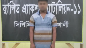নোয়াখালীতে বিয়ের প্রলোভন দেখিয়ে প্রবাসীর স্ত্রীকে ধর্ষণ, নগ্ন ভিডিও ধারণ করে চাঁদাবাজি- গ্রেপ্তার ১