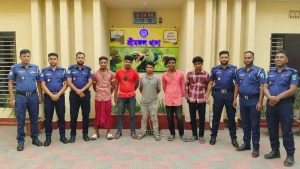 শ্রীমঙ্গলে আলোচিত শাপলাবাগ এর ঘটনার শীর্ষ সন্ত্রাসী রুয়েলসহ ৫জন গ্রেপ্তার